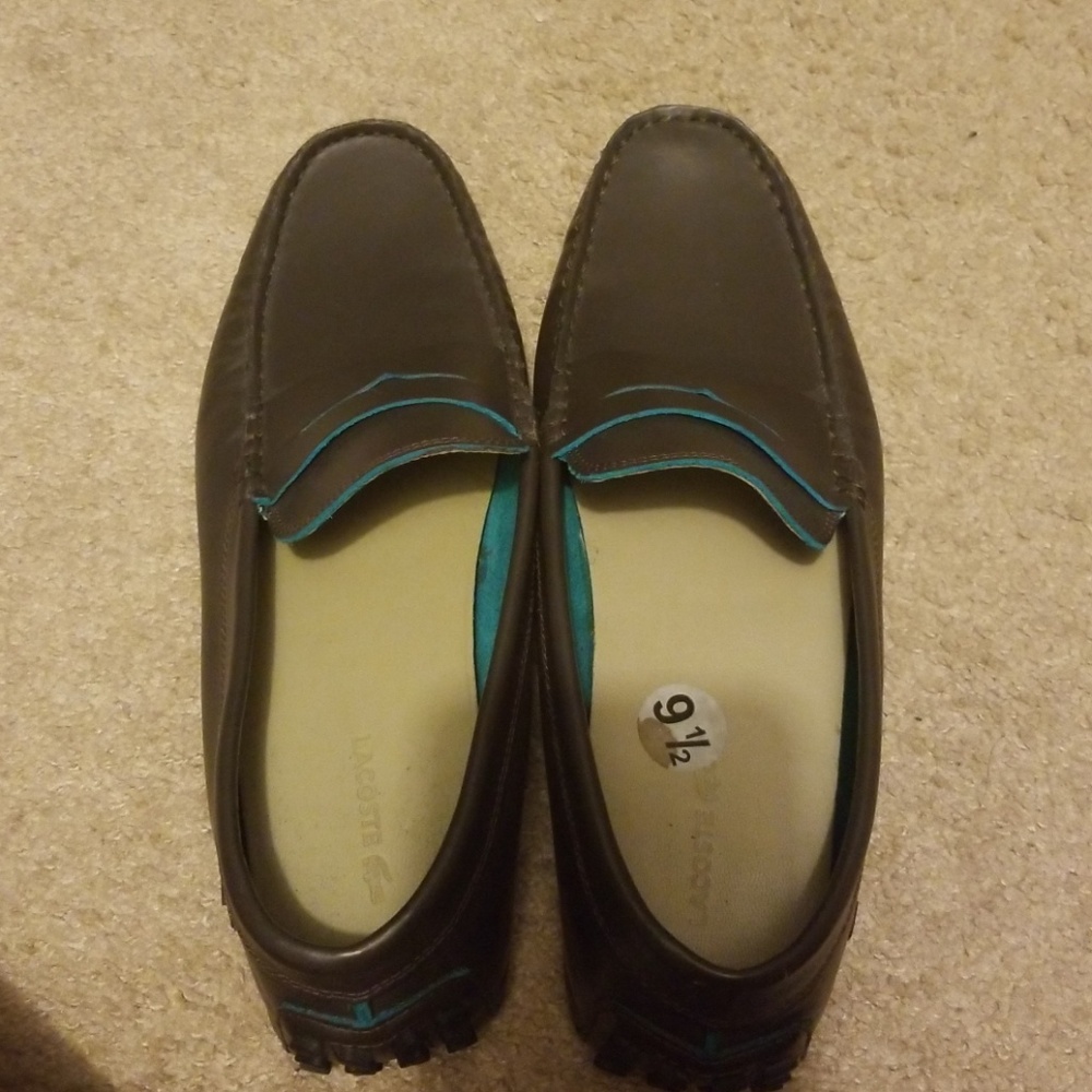 Mens Lacoste moccasins /never worn